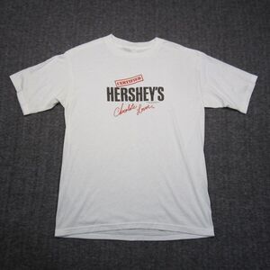 Vintage 80s Hersheys T Shirt Mens XL Certified Chocolate Lover Single Stitch USA
